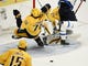 Nashville Predators defenseman P.K. Subban (76) loses