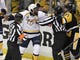 Nashville Predators defenseman P.K. Subban (76) fights