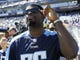 Predators defenseman P.K. Subban watches the Titans'