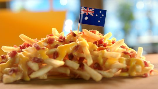 Cheesy Bacon Fries from Australia.