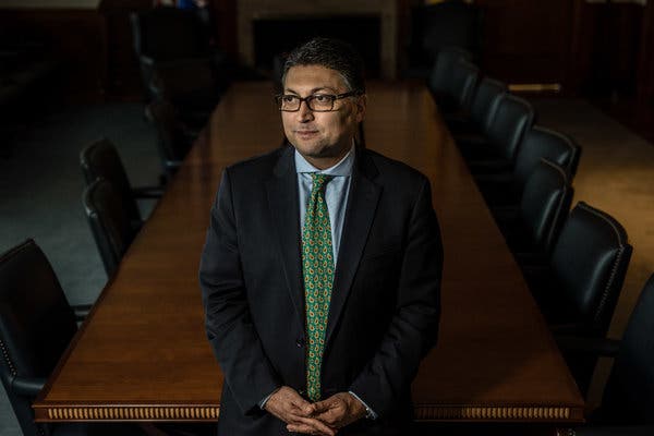 Makan Delrahim, the head of the Justice Department’s antitrust division.