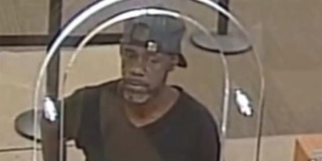 Michael Harrell, 54, allegedly robbed a U.S. Bank in Cleveland, Ohio, on Monday morning, the FBI said.