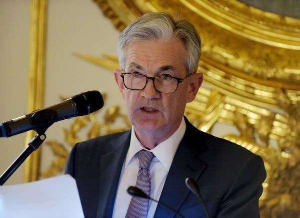 Jerome Powell at the Banque de France headquarters in Paris on Tuesday. He described a new “world” for central bankers. 