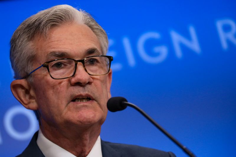 Federal Reserve Chairman Jerome Powell speaks speaks at "C. Peter McColough Series on International Economics: A Conversation with Jerome H. Powell" at the Council on Foreign Relations in New York, U.S., June 25, 2019. REUTERS/Brendan McDermid