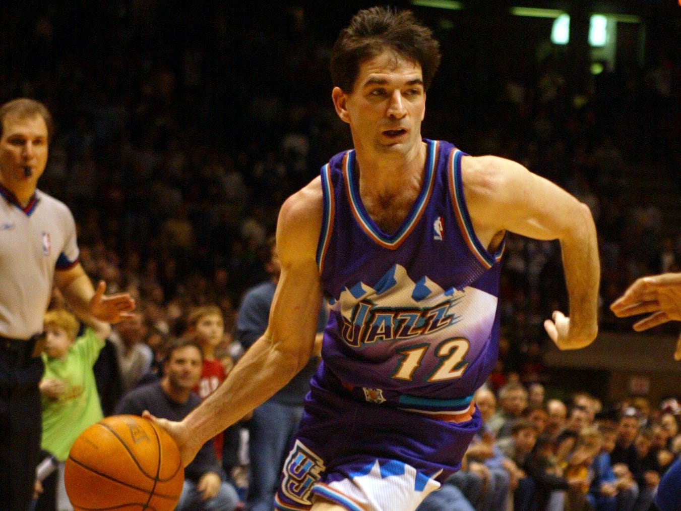 John Stockton (basketball), retired age 41