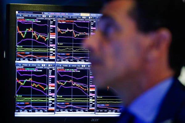 A trader at the New York Stock Exchange on Tuesday.