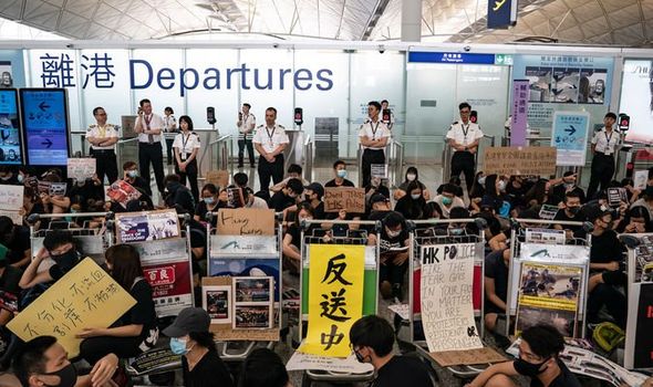 hong kong protest news flights hong kong international airport cathay pacific cancellation