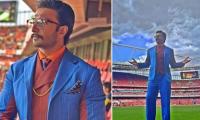 Ranveer Singh steals the crowd at Premier League match in North London