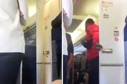 flights instagram passenger shaming plane toilet sex mile high club