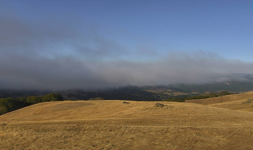 The 4,300-acre Red Bank fire burns west of Red Bluff.