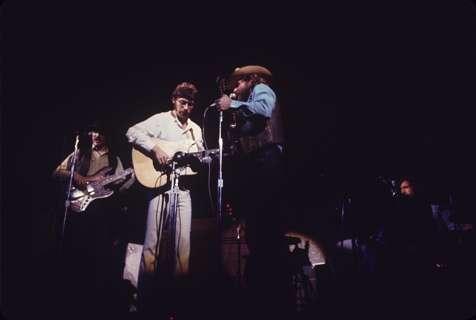 The Band at Woodstock in 1969.