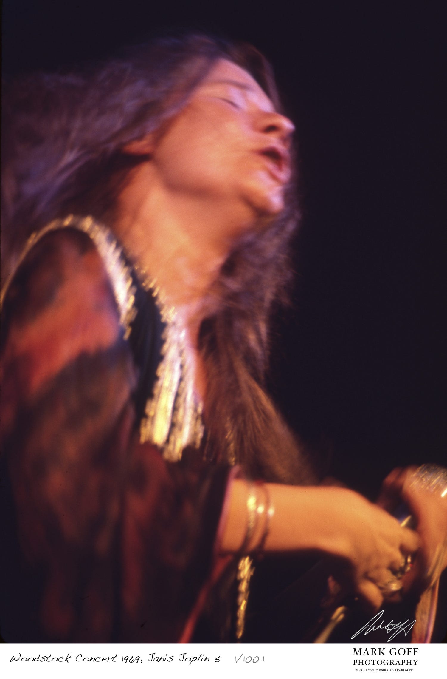 Janis Joplin performs during Woodstock in Bethel, N.Y.