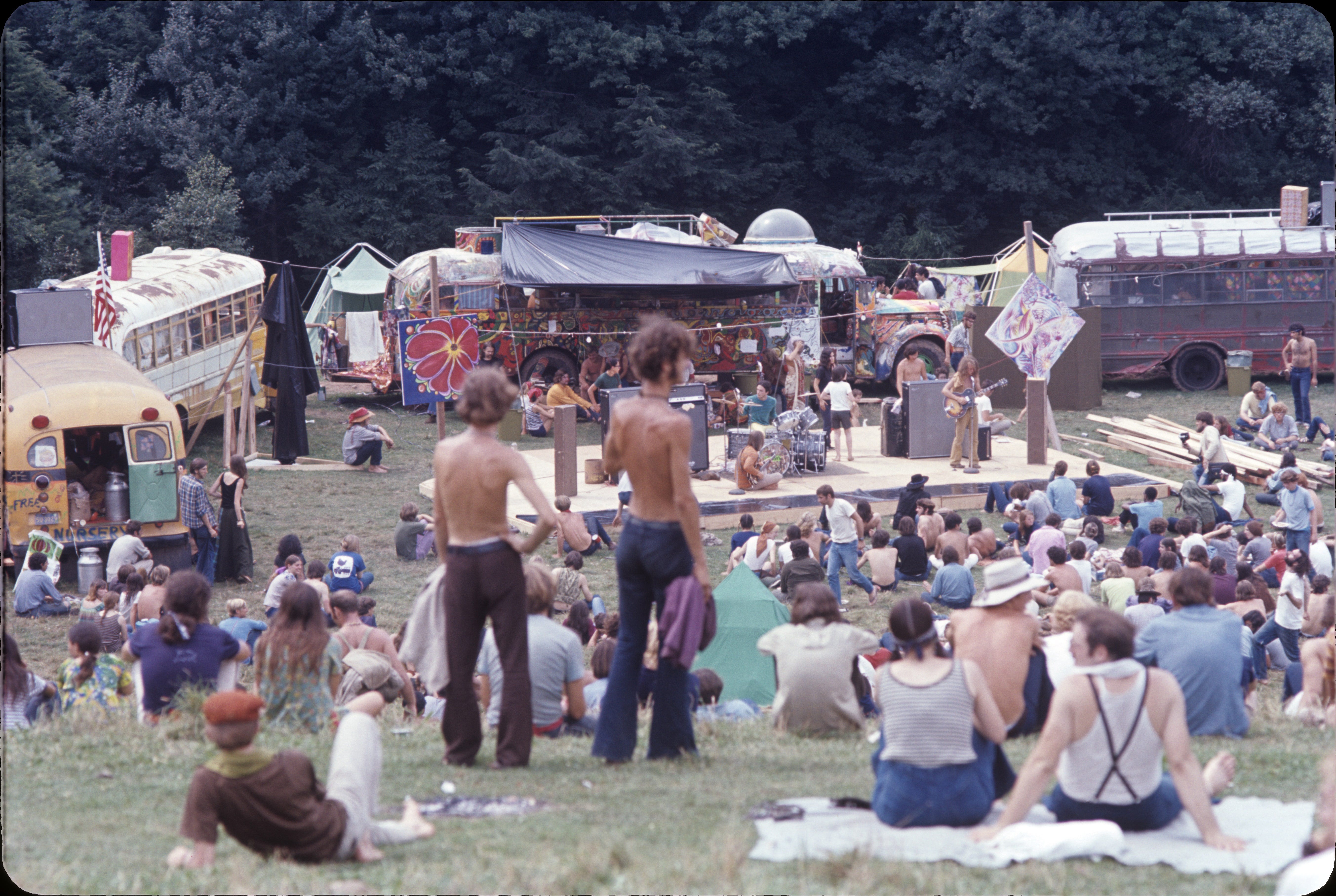 Woodstock Hog Farm Stage.