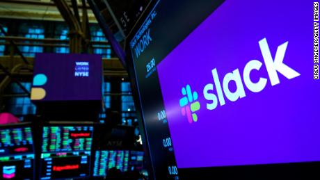 Slack&#39;s stock falls 15% after first earnings report since going public