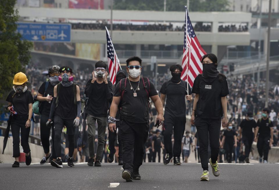 Demonstrations continue in Hong Kong