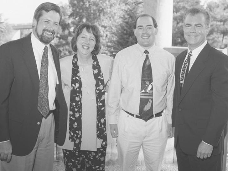 June 26, 1996:&nbsp;Easterseals from left to right, Steve Gammeter, Gail Anderson, Chris Maccarthy, Rob Braun.