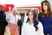 meghan markle queen elizabeth passport kate middleton royal travel airport