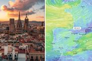 spain weather alert storm amelie storms holidays travel warning