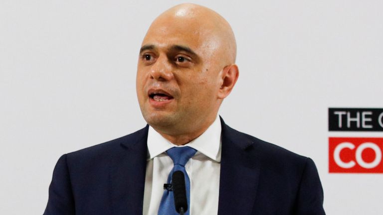 Chancellor Sajid Javid