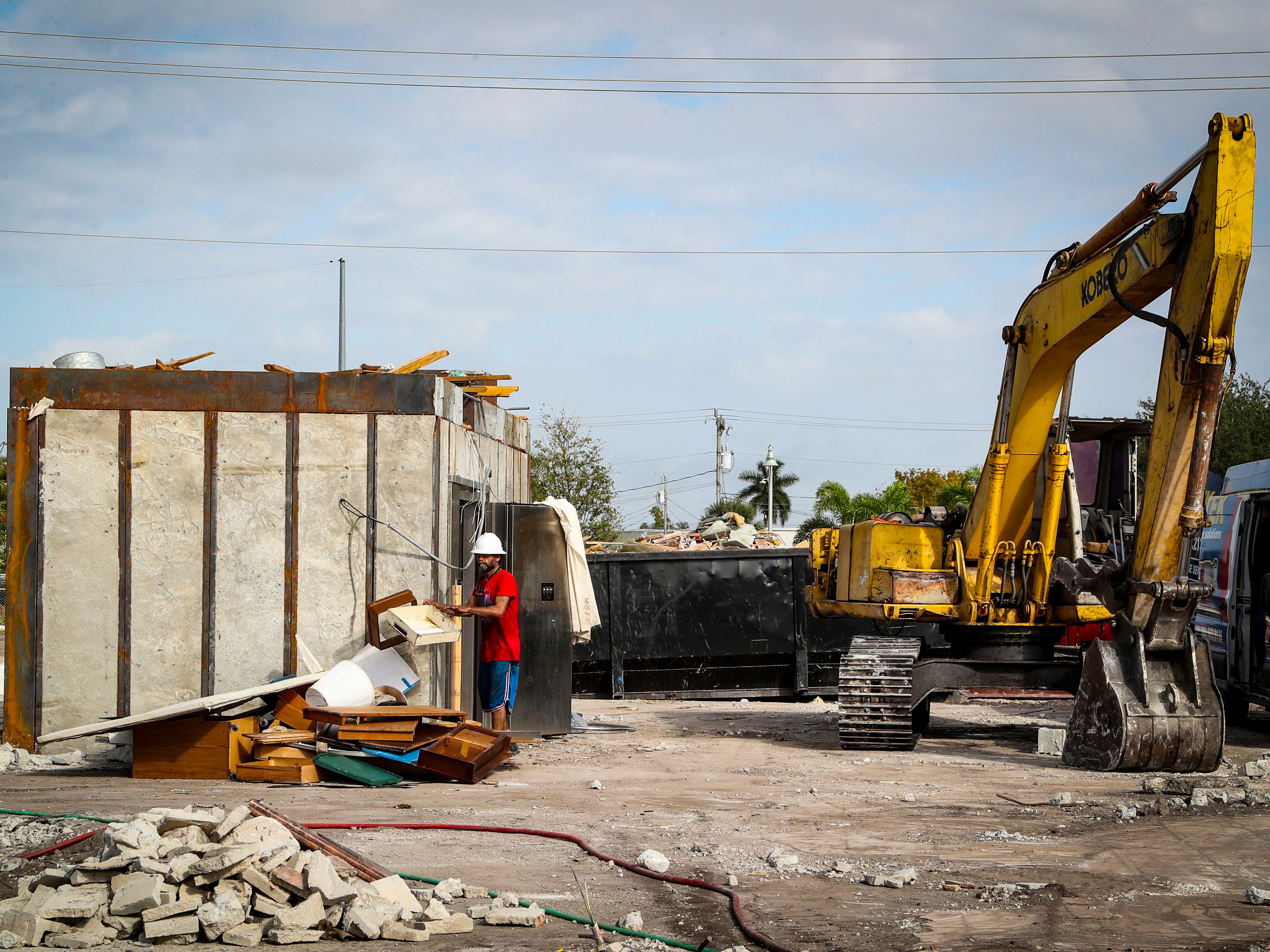 A look at Downtown Village Square, which has been talked about since 2006. Buildings are finally being demolished to make way for the commercial/residential development encompassing a city block, off Cape Coral Parkway in south Cape Coral. 