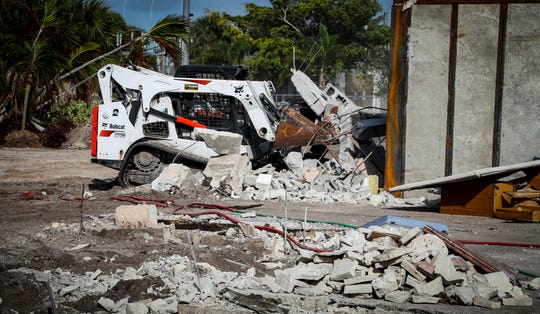 A look at Downtown Village Square, which has been talked about since 2006. Buildings are finally being demolished to make way for the commercial/residential development encompassing a city block off Cape Coral Parkway in south Cape Coral.