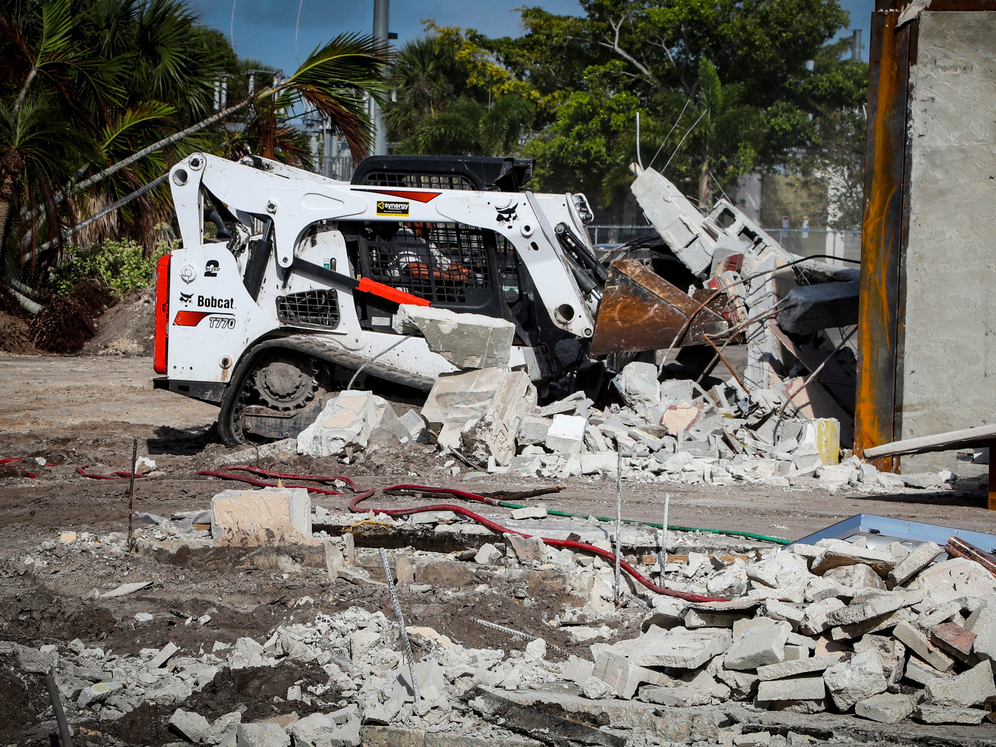 A look at Downtown Village Square, which has been talked about since 2006. Buildings are finally being demolished to make way for the commercial/residential development encompassing a city block off Cape Coral Parkway in south Cape Coral.