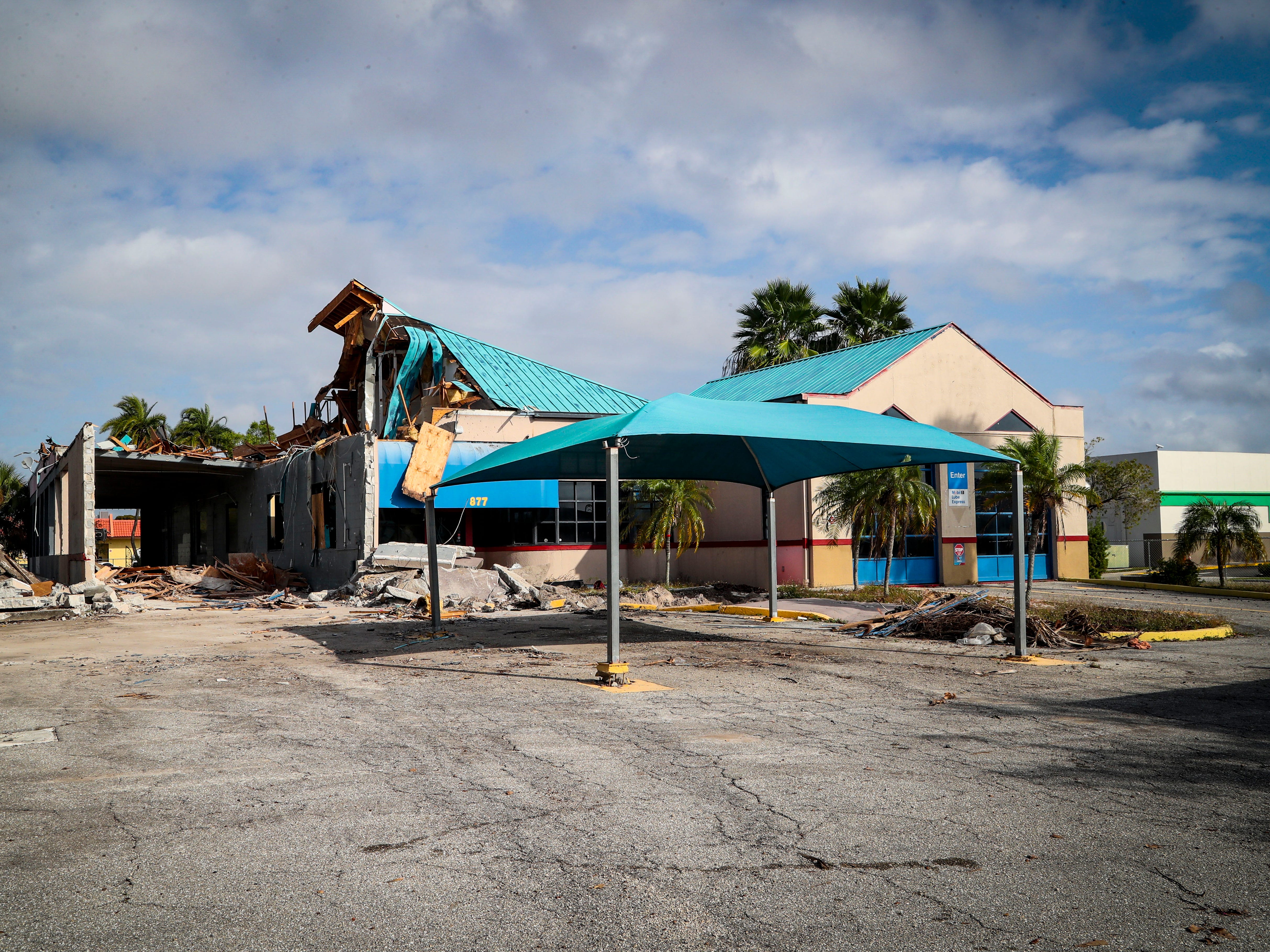 A look at Downtown Village Square, which has been talked about since 2006. Buildings are finally being demolished to make way for the commercial/residential development encompassing a city block off Cape Coral Parkway in south Cape Coral.