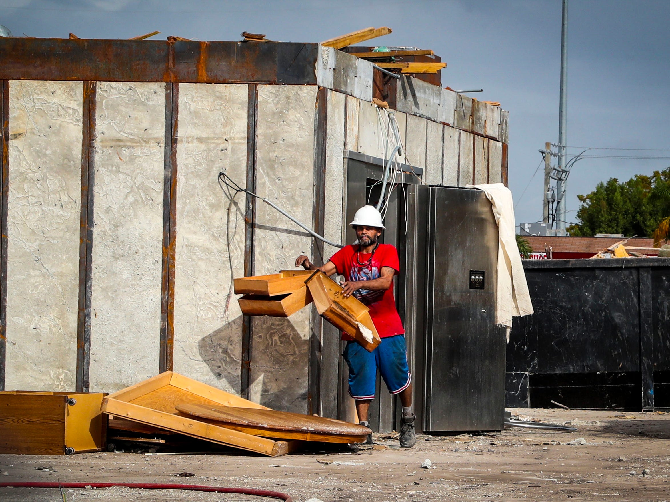 A look at Downtown Village Square, which has been talked about since 2006. Buildings are finally being demolished to make way for the commercial/residential development encompassing a city block, off Cape Coral Parkway in south Cape Coral. 