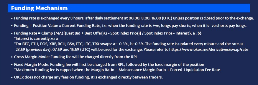 USDT, OKEx, Perpetual Swap, TMMR