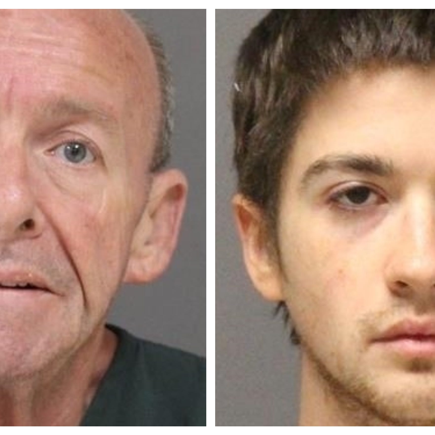 Thomas Ryan, 60, and Kyle Jakubowski, 22, were arrested in Brick and charged with multiple counts of possession and manufacturing/dispensing a controlled dangerous substance, among other charges.