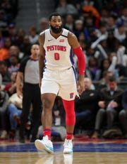 Andre Drummond during action against the Cavs on Thursday at LCA.