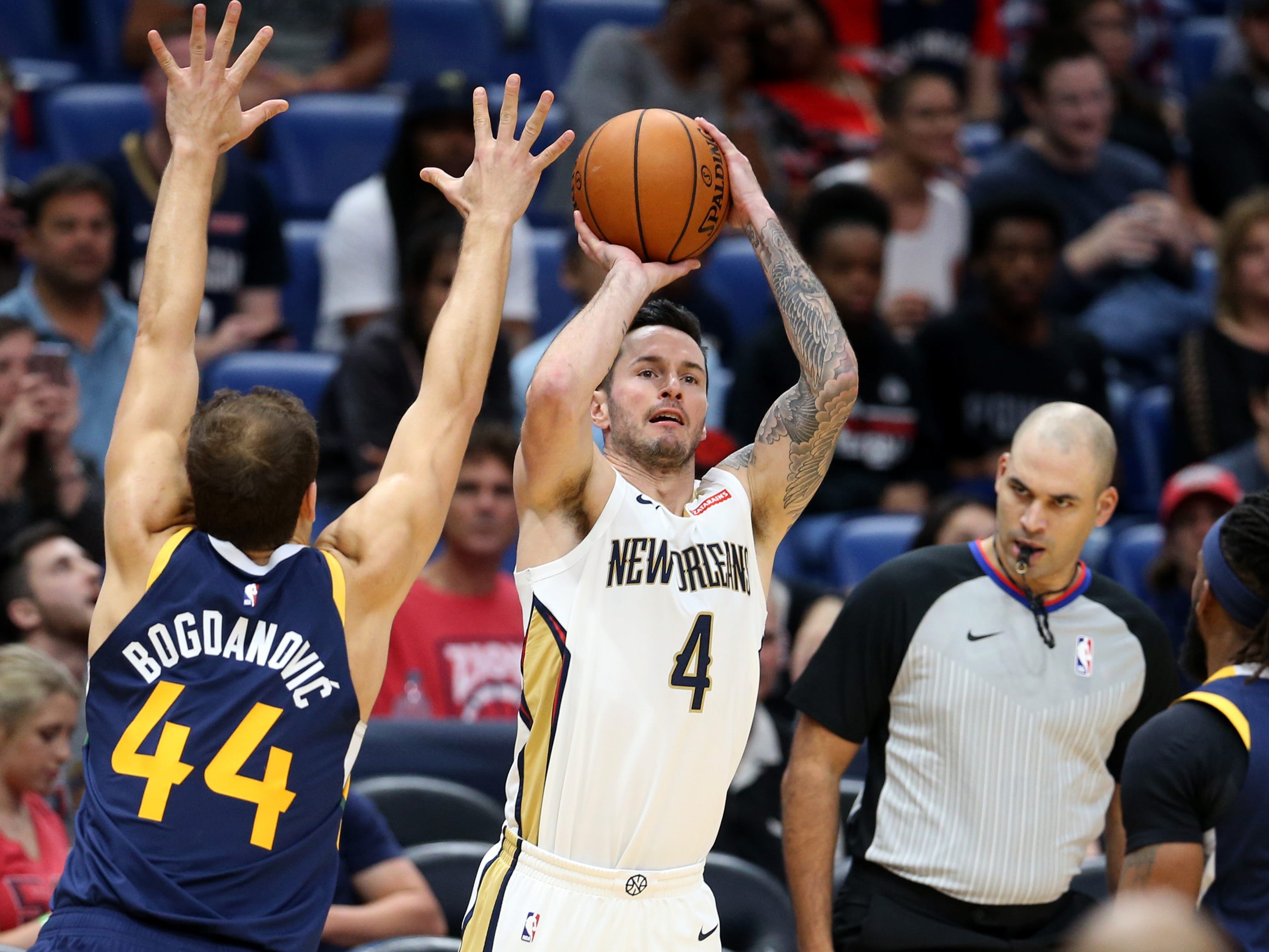 J.J. Redick, guard, New Orleans. Age: 35. Salary: $13.5 million.