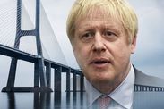 boris johnson bridge scotland northern ireland underground tunnel design james maxton