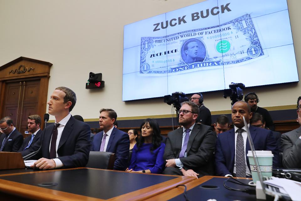 Donald Trump, dollar, China, digital dollar, Facebook, libra, Mark Zuckerberg, image