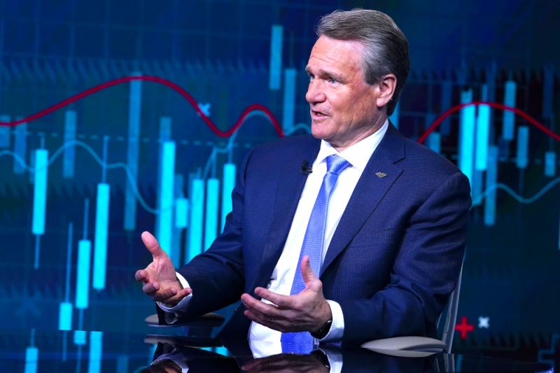 NEW YORK, NEW YORK - JANUARY 09: Bank Of America CEO Brian Moynihan is interviewed by Jack Otter during "Barron's Roundtable" at Fox Business Network Studios on January 09, 2020 in New York City. (Photo by John Lamparski/Getty Images)