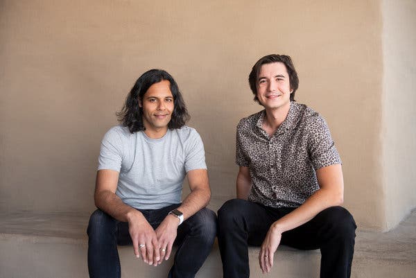 Robinhood’s co-founders and co-chief executives, Baiju Bhatt, left, and Vlad Tenev, created the company to make investing accessible to everyone.