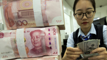 China has been pushing to make the yuan a more international currency, with limited success.