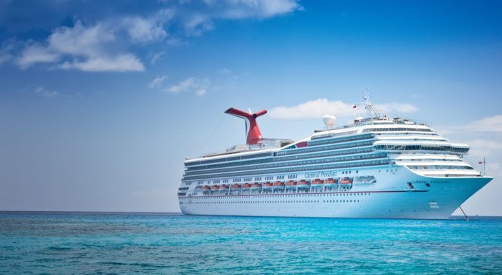 carnival cruise (CCL) ship on the water