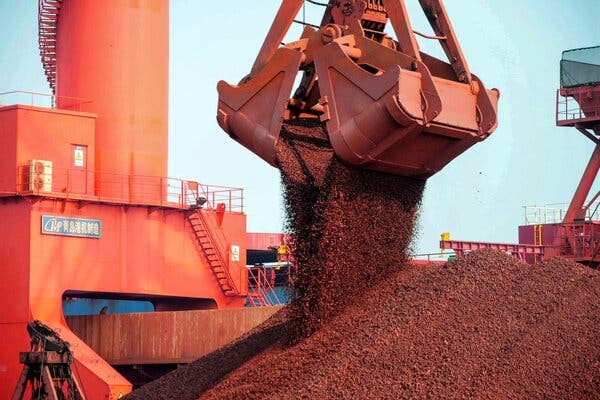 Since late March, prices of iron ore, the key ingredient in steel, have risen more than 40 percent.