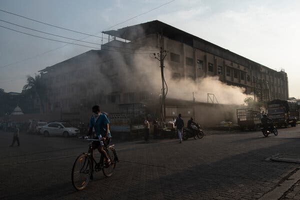 An industrial area of Surat.