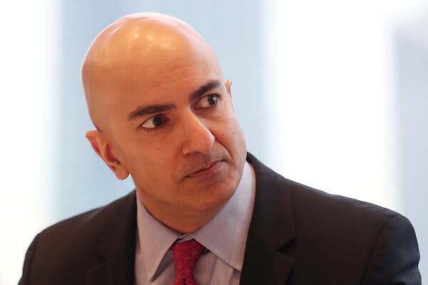 Neel Kashkari, president of the Federal Reserve Bank of Minneapolis, was one of two votes against the Fed’s policy statement.