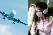 flights face mask coronavirus plane masks air travel safe dangerous