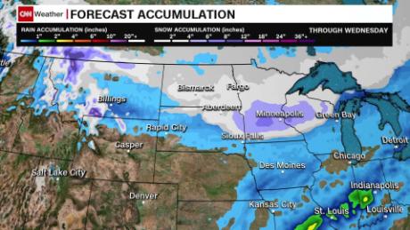 Winter weather for the upper Midwest