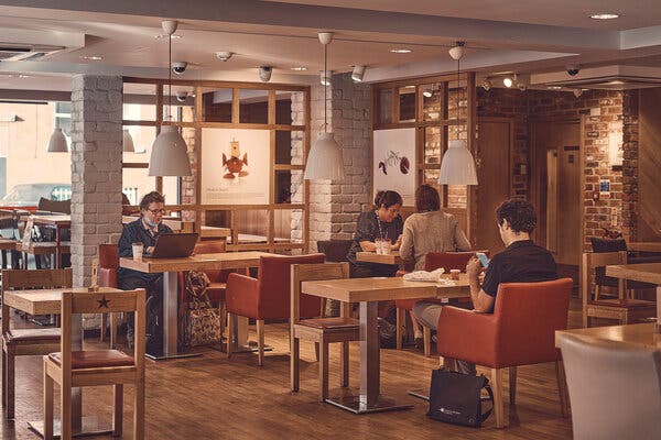 A Pret A Manger in London. The chain’s new coffee subscription plan is also a way to gather data on the preferences of its customers. 