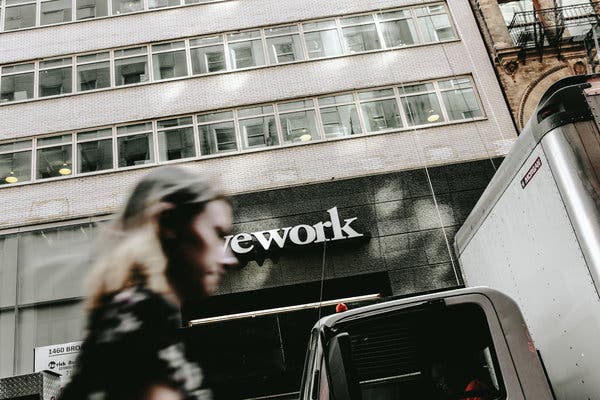 Behind WeWork Leader’s Rise and Fall: A Wall St. Bank Playing Many Angles – The New York Times